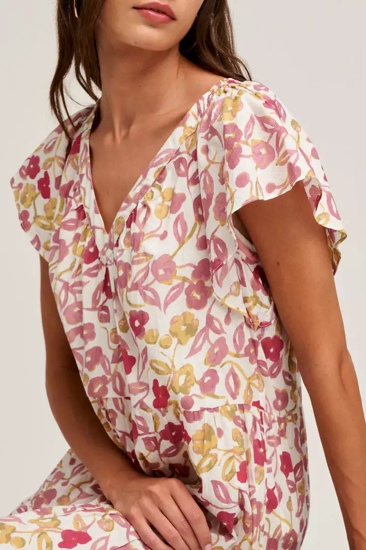 Velvet By Graham & Spencer Womens IVY PRINTED COTTON CAMBRIC DRESS 8 Velvet By Graham & Spencer Womens IVY PRINTED COTTON CAMBRIC DRESS