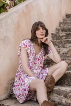 Velvet By Graham & Spencer Womens IVY PRINTED COTTON CAMBRIC DRESS 17 Velvet By Graham & Spencer Womens IVY PRINTED COTTON CAMBRIC DRESS