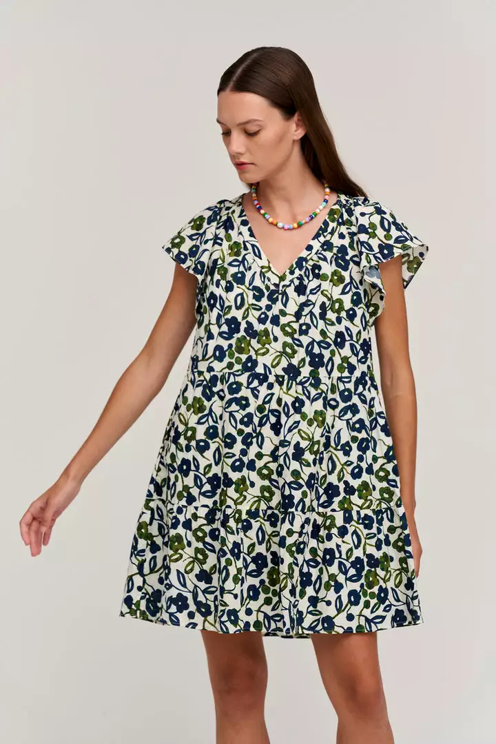 Velvet By Graham & Spencer Womens IVY PRINTED COTTON CAMBRIC DRESS 2 Velvet By Graham & Spencer Womens IVY PRINTED COTTON CAMBRIC DRESS