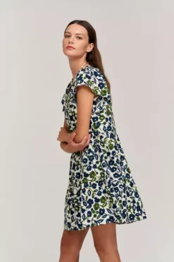 Velvet By Graham & Spencer Womens IVY PRINTED COTTON CAMBRIC DRESS 11 Velvet By Graham & Spencer Womens IVY PRINTED COTTON CAMBRIC DRESS