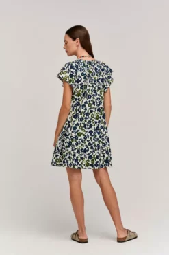 Velvet By Graham & Spencer Womens IVY PRINTED COTTON CAMBRIC DRESS 12 Velvet By Graham & Spencer Womens IVY PRINTED COTTON CAMBRIC DRESS