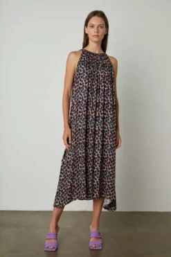 Velvet By Graham & Spencer EDANA PRINTED MAXI DRESS Womens