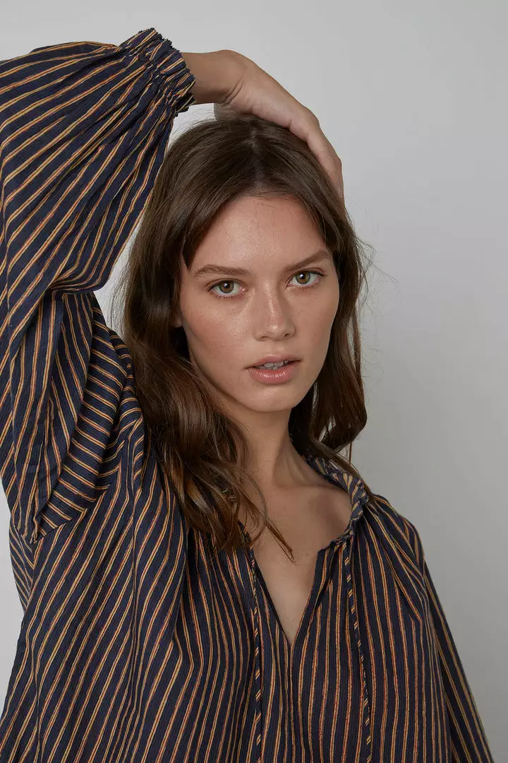 Velvet By Graham & Spencer Womens TRUDIE STRIPED TOP 5 Velvet By Graham & Spencer Womens TRUDIE STRIPED TOP