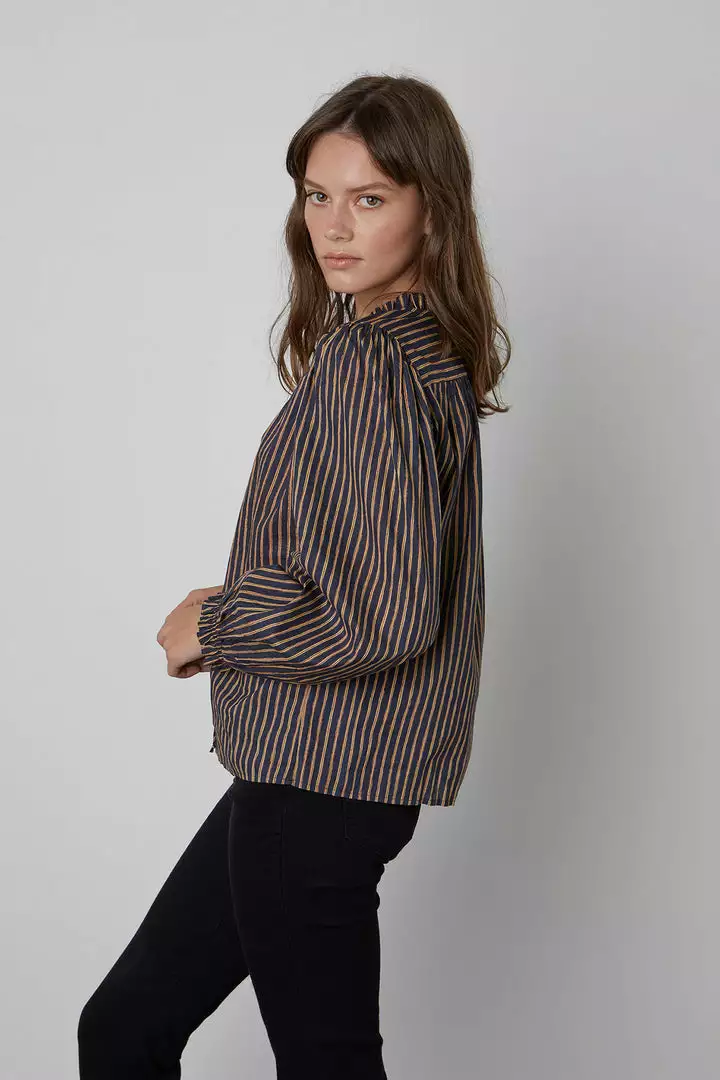 Velvet By Graham & Spencer Womens TRUDIE STRIPED TOP 3 Velvet By Graham & Spencer Womens TRUDIE STRIPED TOP