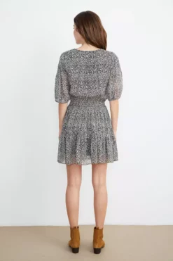 Velvet By Graham & Spencer Womens SASKIA HALF PLACKET DRESS