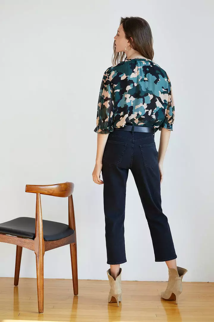 Velvet By Graham & Spencer ULI 3/4 SLEEVE BLOUSE Womens 4 Velvet By Graham & Spencer ULI 3/4 SLEEVE BLOUSE Womens