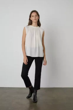 Velvet By Graham & Spencer WENNA SLEEVELESS BLOUSE