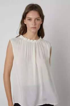 Velvet By Graham & Spencer WENNA SLEEVELESS BLOUSE