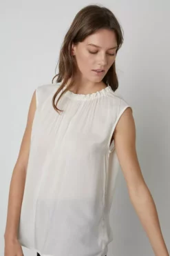 Velvet By Graham & Spencer WENNA SLEEVELESS BLOUSE
