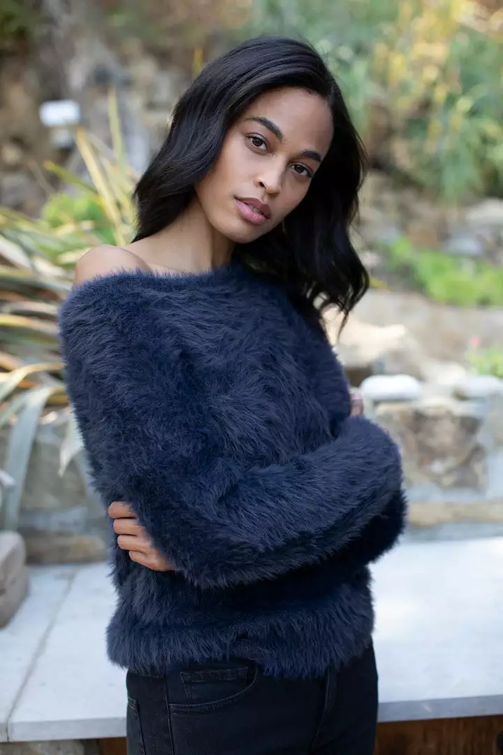 Velvet By Graham & Spencer Womens RAY CREW NECK SWEATER 2 Velvet By Graham & Spencer Womens RAY CREW NECK SWEATER