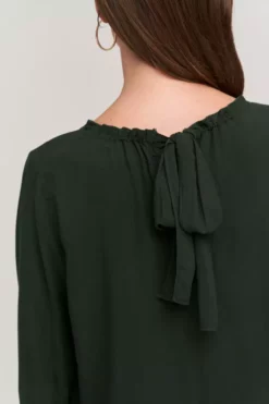 Velvet By Graham & Spencer Womens GINGER CHALLIS NECK TIE TOP 14 Velvet By Graham & Spencer Womens GINGER CHALLIS NECK TIE TOP