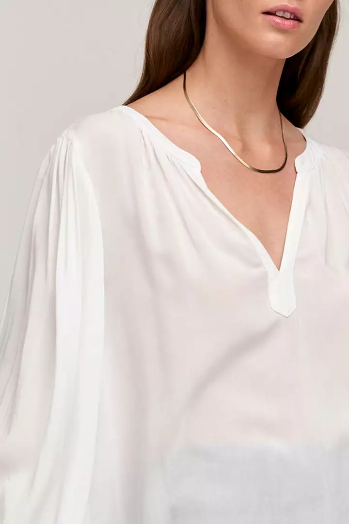 Velvet By Graham & Spencer JOLENE V-NECK BLOUSE Womens 2 Velvet By Graham & Spencer JOLENE V-NECK BLOUSE Womens