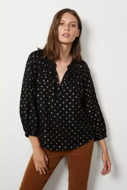 Velvet By Graham & Spencer MAISEE PEASANT BLOUSE