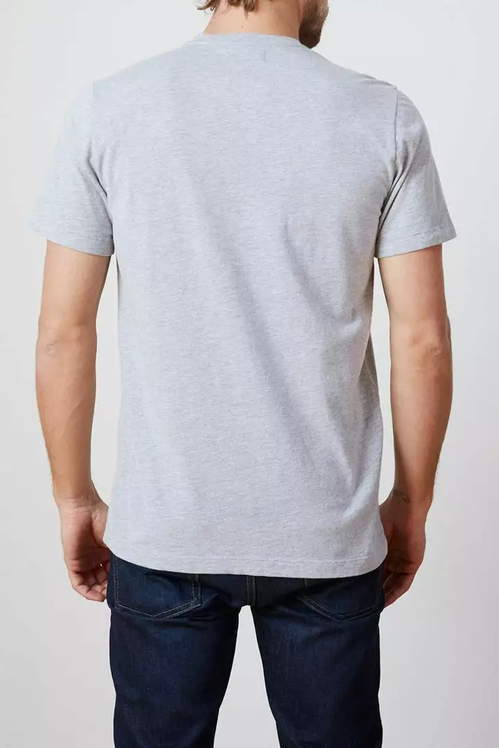 Velvet By Graham & Spencer SAMSEN HEATHER GREY WHISPER CLASSIC V-NECK TEE Mens 2 Velvet By Graham & Spencer SAMSEN HEATHER GREY WHISPER CLASSIC V-NECK TEE Mens