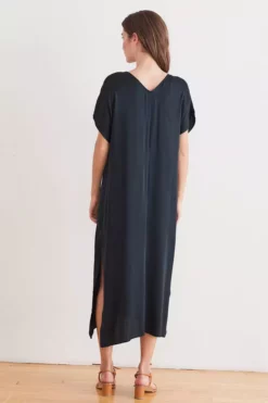 Velvet By Graham & Spencer SHAE SATIN DRESS Womens