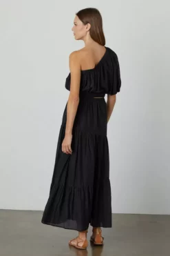 Velvet By Graham & Spencer CRISTA ONE SHOULDER MAXI DRESS Womens
