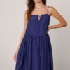 Velvet By Graham & Spencer Womens FARRAH RUFFLE CAMI DRESS
