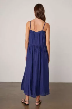 Velvet By Graham & Spencer Womens FARRAH RUFFLE CAMI DRESS