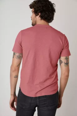 Velvet By Graham & Spencer Mens AMARO CREW NECK SLUB TEE