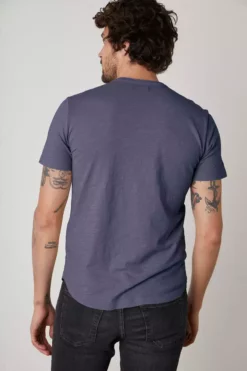 Velvet By Graham & Spencer Mens AMARO CREW NECK SLUB TEE