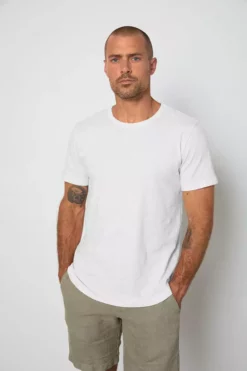 Velvet By Graham & Spencer JONATHAN LINEN DRAWSTRING SHORT