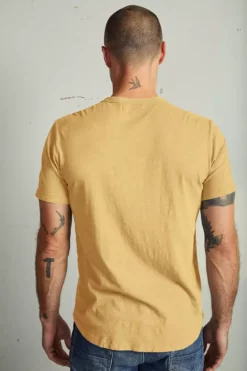 Velvet By Graham & Spencer Mens AMARO CREW NECK SLUB TEE
