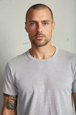 Velvet By Graham & Spencer Mens AMARO CREW NECK SLUB TEE