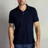 Velvet By Graham & Spencer RANDALL COTTON SLUB POLO Mens