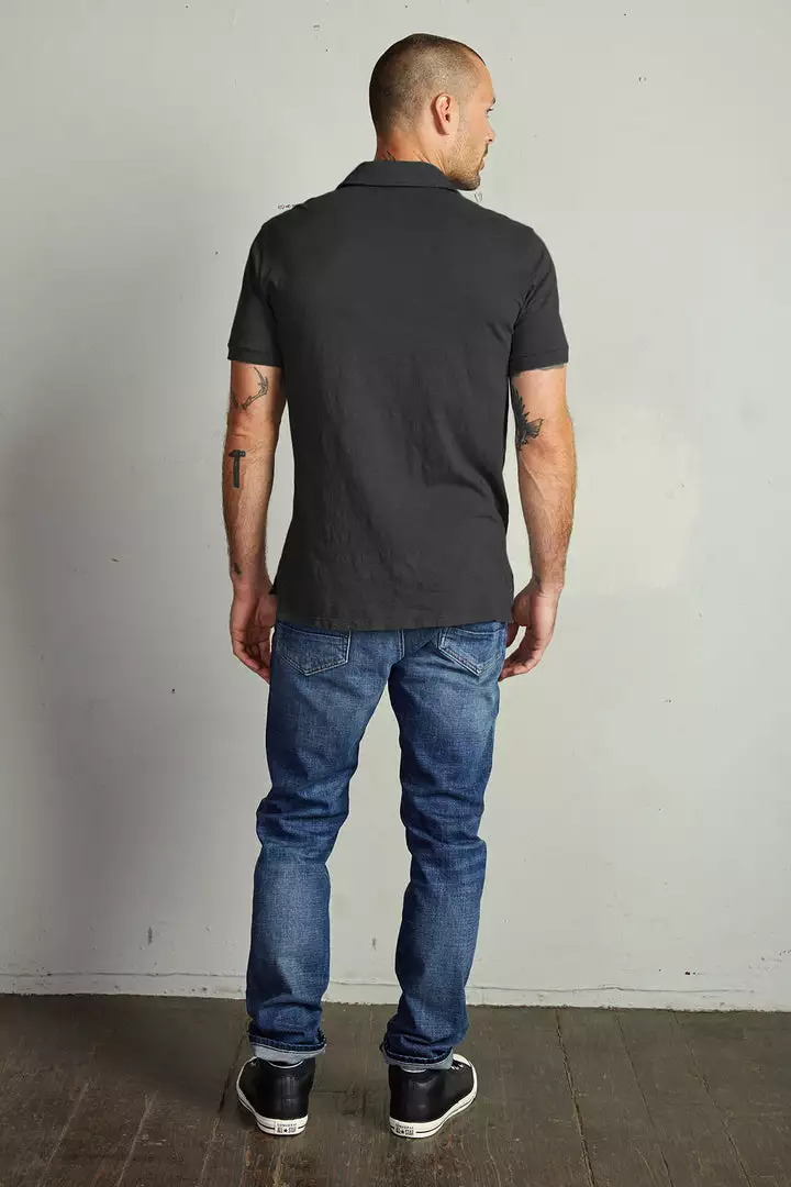 Velvet By Graham & Spencer RANDALL COTTON SLUB POLO Mens 18 Velvet By Graham & Spencer RANDALL COTTON SLUB POLO Mens