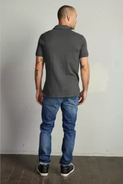 Velvet By Graham & Spencer RANDALL COTTON SLUB POLO 7 Velvet By Graham & Spencer RANDALL COTTON SLUB POLO