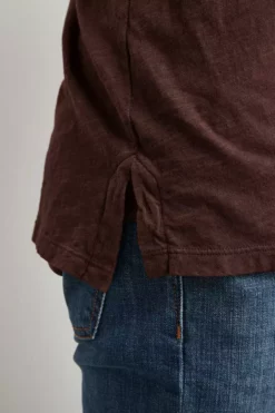 Velvet By Graham & Spencer Mens RANDALL COTTON SLUB POLO