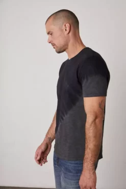 Velvet By Graham & Spencer Mens FABIAN SLUB TIE DYE TEE