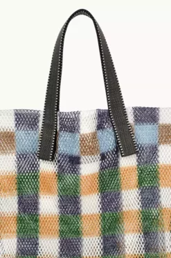 SMALL GINGHAM MESH TOTE BY EPICE Womens