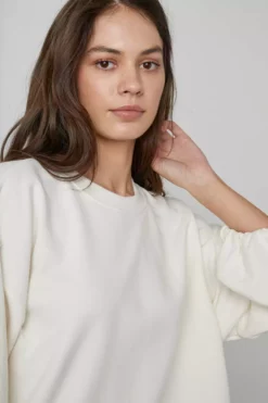 Velvet By Graham & Spencer PRIYA PUFF SLEEVE SWEATSHIRT Womens