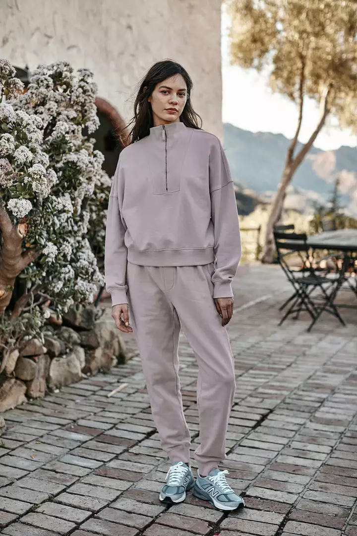 Velvet By Graham & Spencer ROXIE MOCK NECK ZIP SWEATSHIRT 12 Velvet By Graham & Spencer ROXIE MOCK NECK ZIP SWEATSHIRT