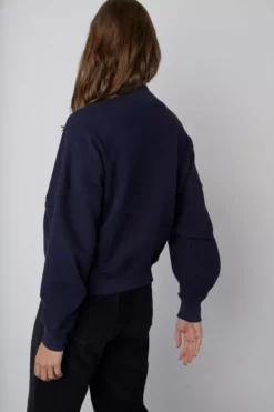 Velvet By Graham & Spencer ROXIE MOCK NECK ZIP SWEATSHIRT 23 Velvet By Graham & Spencer ROXIE MOCK NECK ZIP SWEATSHIRT