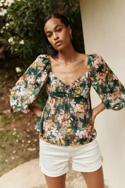 Velvet By Graham & Spencer STASS PRINTED TOP 13 Velvet By Graham & Spencer STASS PRINTED TOP