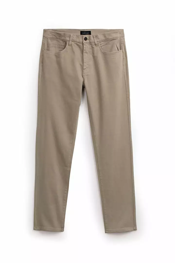 Velvet By Graham & Spencer STEWART SUEDED COTTON PANT 4 Velvet By Graham & Spencer STEWART SUEDED COTTON PANT