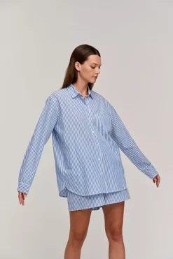 Velvet By Graham & Spencer JANET STRIPED BUTTON-UP SHIRT Womens