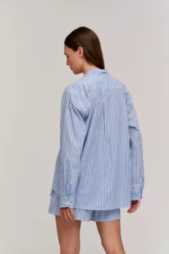 Velvet By Graham & Spencer JANET STRIPED BUTTON-UP SHIRT Womens