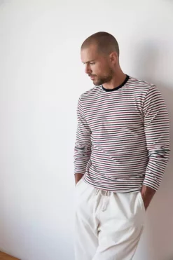 Velvet By Graham & Spencer Mens DESMOND STRIPED TEE 8 Velvet By Graham & Spencer Mens DESMOND STRIPED TEE