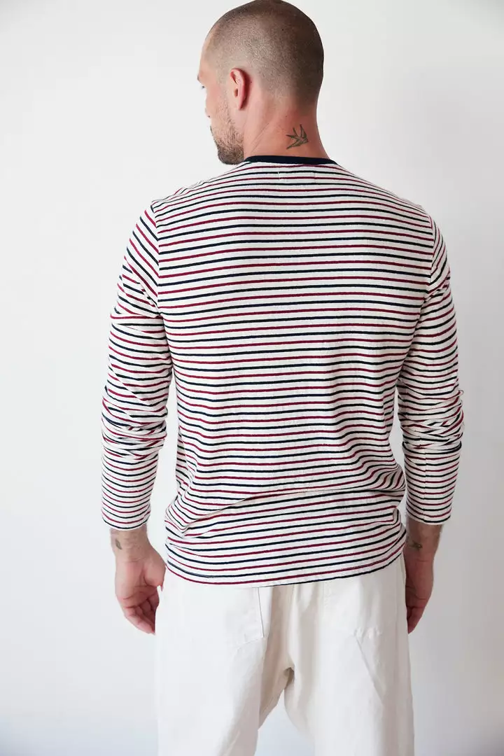 Velvet By Graham & Spencer Mens DESMOND STRIPED TEE 3 Velvet By Graham & Spencer Mens DESMOND STRIPED TEE