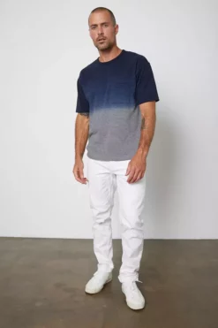 Velvet By Graham & Spencer JAMESON STRIPED POCKET TEE