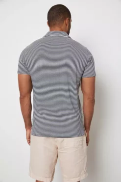 Velvet By Graham & Spencer Mens WILLIAM STRIPED POLO