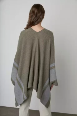 Velvet By Graham & Spencer HARPER OPEN FRONT PONCHO Womens