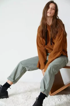 Velvet By Graham & Spencer Womens DREW VINTAGE CANVAS PANT