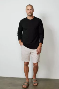 Velvet By Graham & Spencer MAXWELL LINEN SHORT Mens