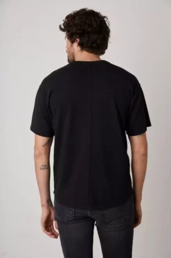 Velvet By Graham & Spencer Mens ERIK SUEDED SLUB POCKET TEE