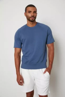 Velvet By Graham & Spencer KEYON FRENCH TERRY SWEATSHIRT Mens