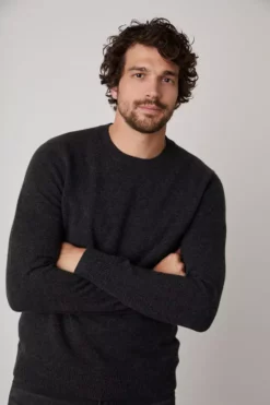 Velvet By Graham & Spencer BIRCH CASHMERE SWEATER Mens